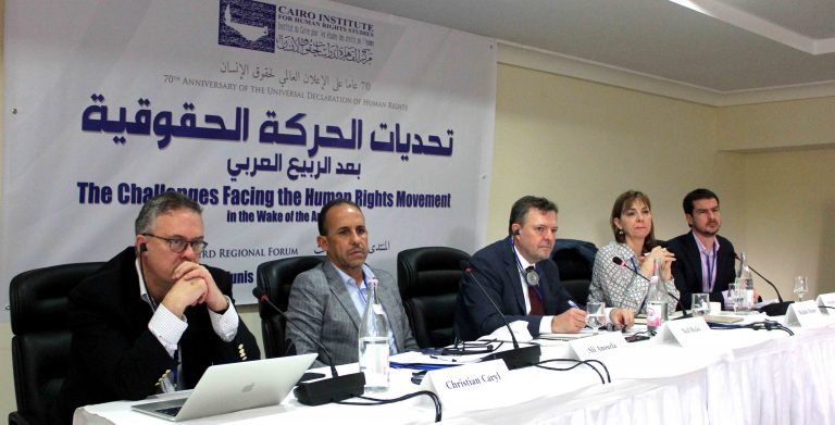 CIHRS 21st Regional Forum of the Human Rights Movement in the Arab ...