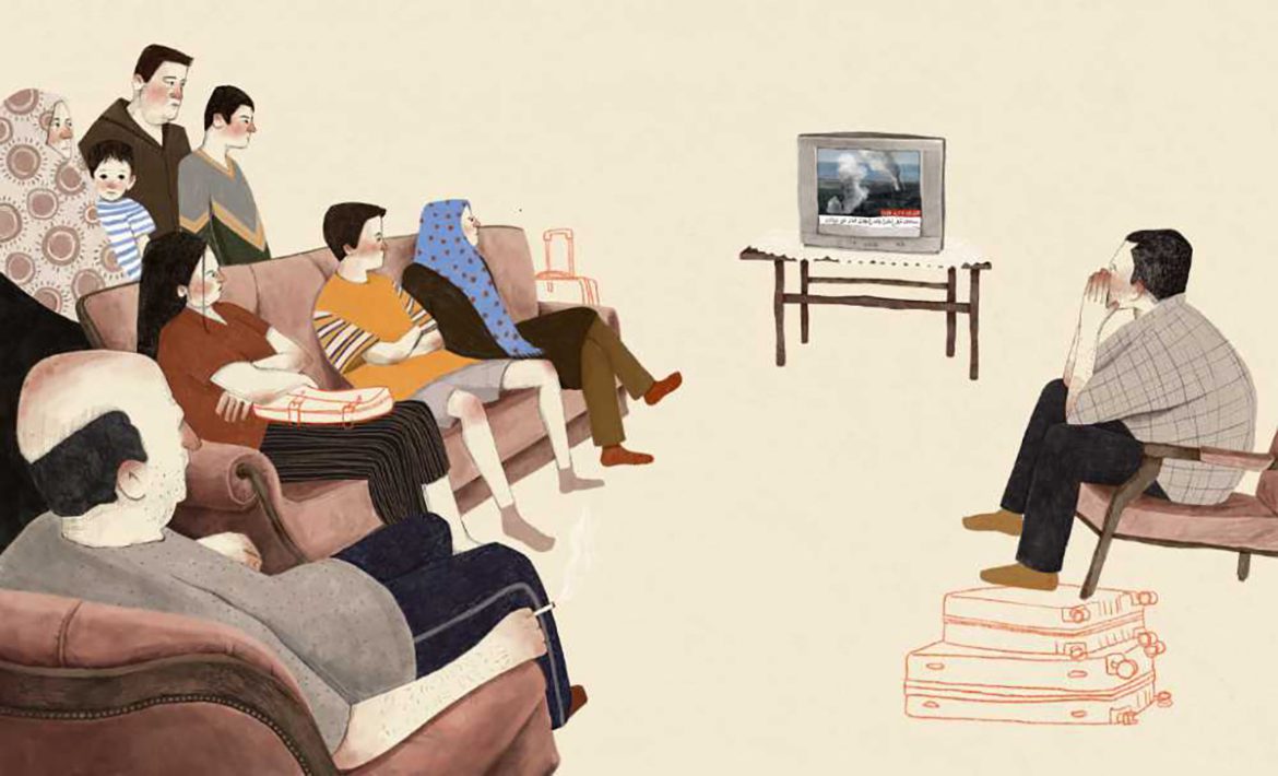 Extrait de Kammouneh de l’artiste libanaise Aya Debes, une œuvre qui illustre l’impact du déplacement sur l’identité et la mémoire collective.